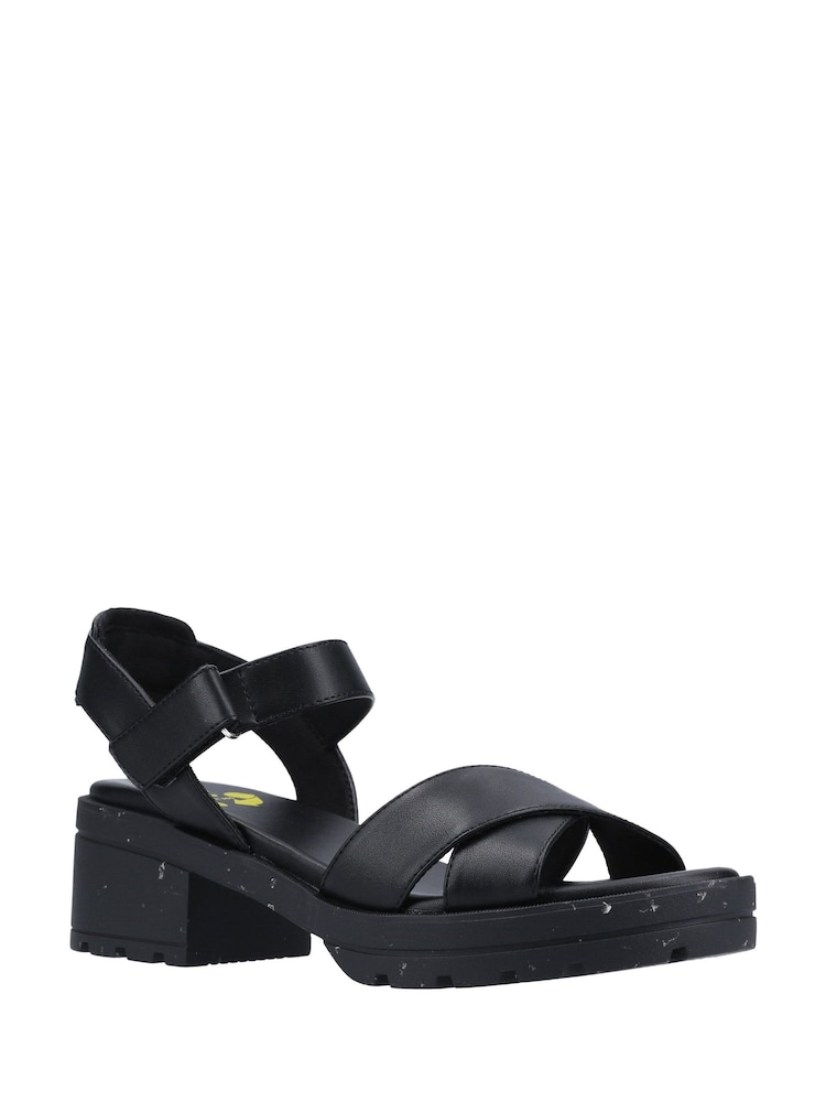 Rocket Dog Luca Black PU Sandals - Image 2 of 4