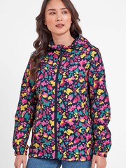 Tog 24 Womens Blue Abstract Floral Craven Milatex 5/5 Jacket - Image 1 of 8