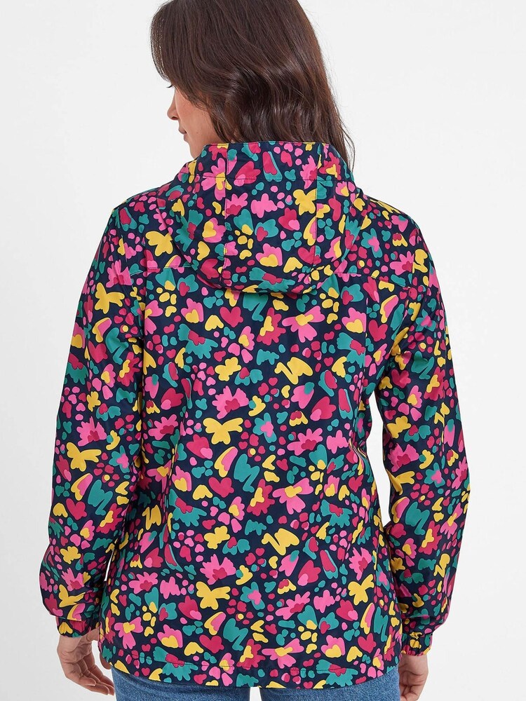 Tog 24 Womens Blue Abstract Floral Craven Milatex 5/5 Jacket - Image 2 of 8