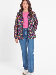 Tog 24 Womens Blue Abstract Floral Craven Milatex 5/5 Jacket - Image 4 of 8