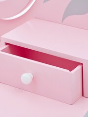 Teamson Home Pink Kids Baby Doll Wooden Play Changing Station Set - Image 3 of 4