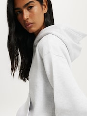 Cotton On Grey Boxy Fleece Hoodie - Image 3 of 4