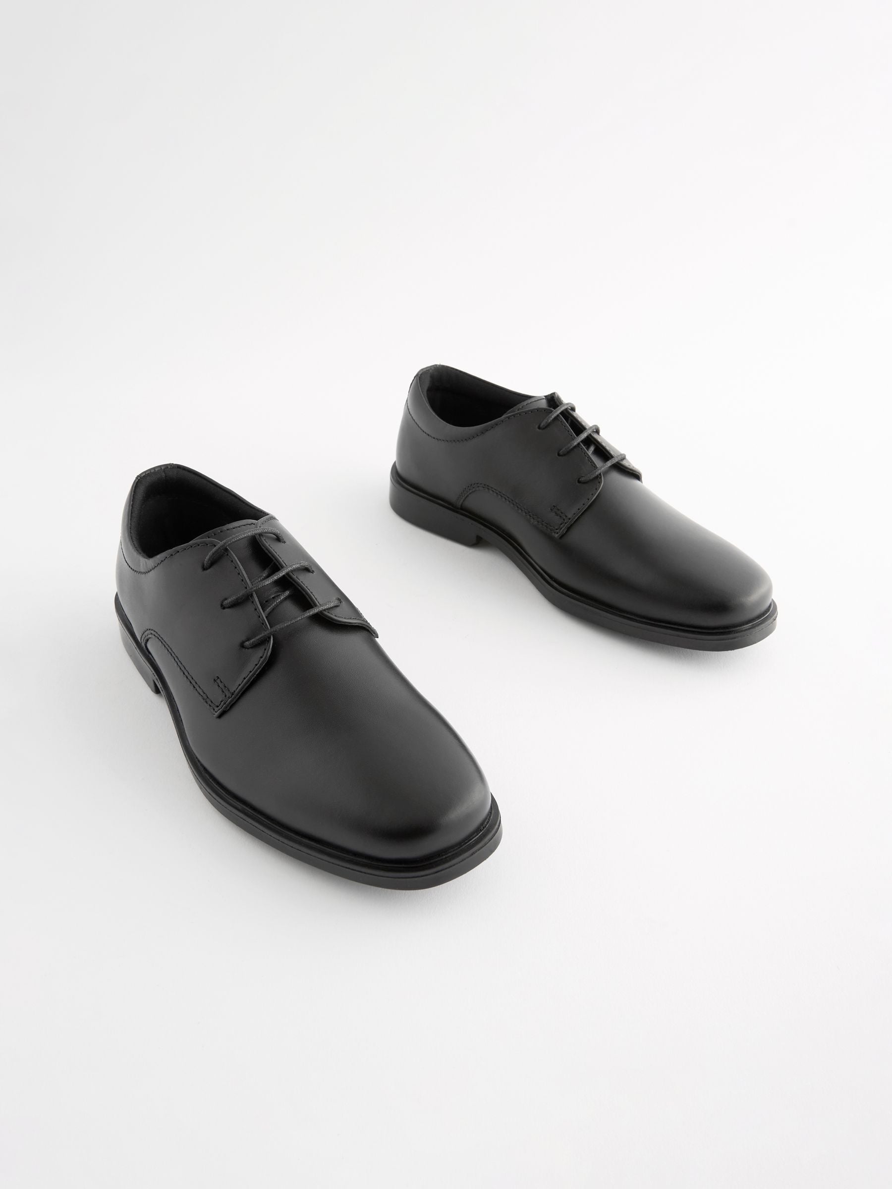 Buy Black Leather School Lace Up Shoes from Next France