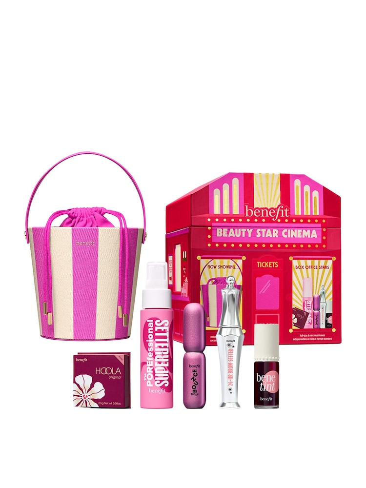 Benefit Beauty Star Cinema Makeup Gift Set with Limited Edition Beauty Bag 5 Piece (Worth Over £97) - Image 1 of 12 Benefit Beauty Star Cinema Makeup Gift Set with Limited Edition Beauty Bag 5 Piece (Worth Over £97) - Image 1 of 12