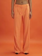 Reiss x McLaren F1 Team Papaya Wide Leg Trousers - Image 1 of 7