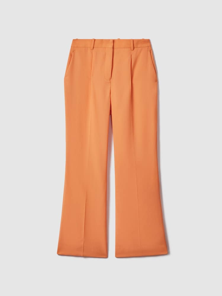 Reiss x McLaren F1 Team Papaya Wide Leg Trousers - Image 2 of 7