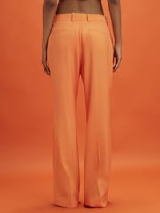 Reiss x McLaren F1 Team Papaya Wide Leg Trousers - Image 5 of 7