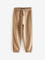 Stone Natural Relaxed Fit Joggers (3-16yrs) - Image 1 of 3