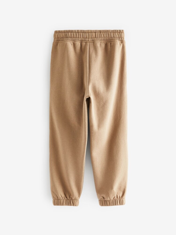 Stone Natural Relaxed Fit Joggers (3-16yrs) - Image 2 of 3