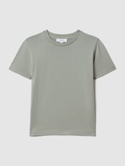 Reiss Pistachio Bless Senior Crew Neck T-Shirt - Image 1 of 2