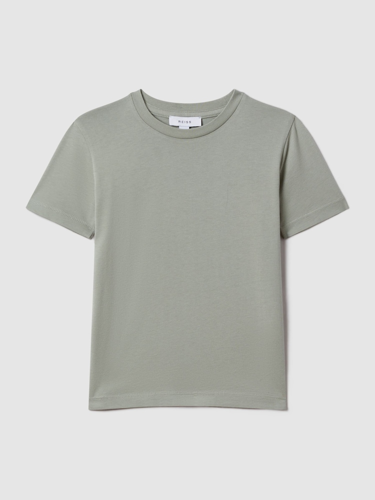 Reiss Pistachio Bless Senior Crew Neck T-Shirt - Image 1 of 2