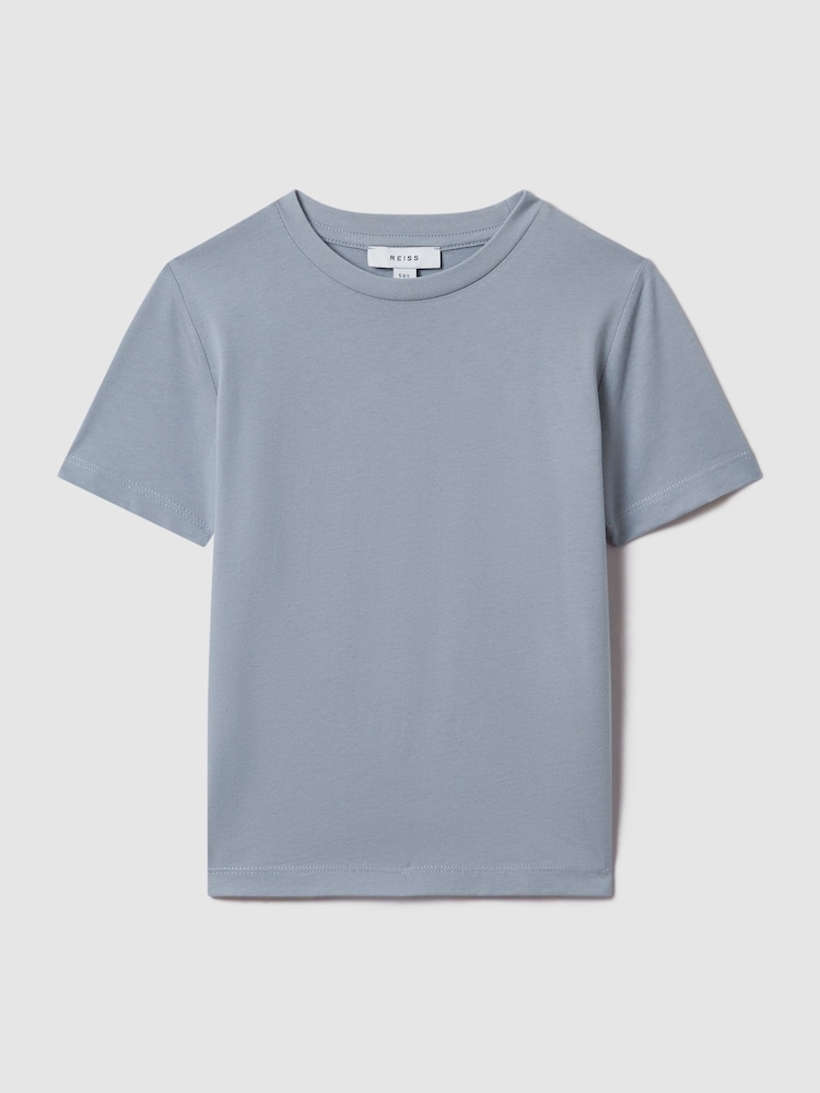 Reiss China Blue Bless Teen Crew Neck T-Shirt - Image 1 of 2