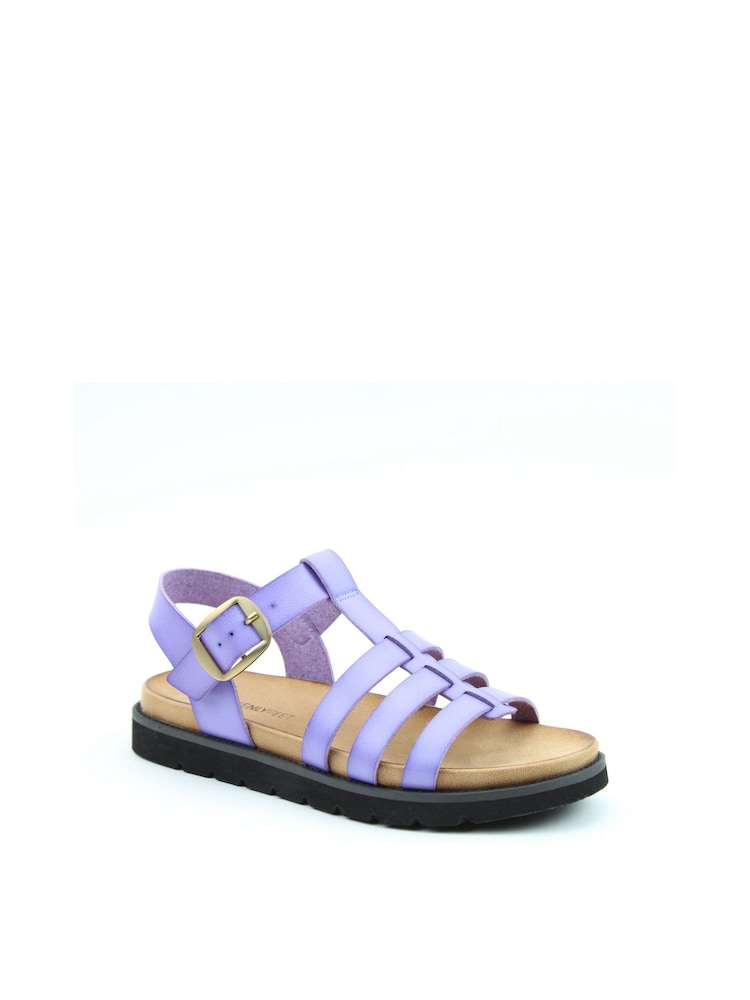 Heavenly Feet Ladies Vegan Friendly Comfort Sandals - Image 2 of 4