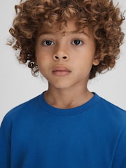 Reiss Lapis Blue Bless 9-14 yrs Crew Neck T-Shirt - Image 4 of 7