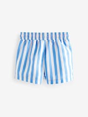 Blue/White Printed Swim Shorts (3mths-7yrs) - Image 2 of 3