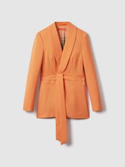 Reiss x McLaren F1 Team Belted Single Breasted Blazer - 圖片 2/8