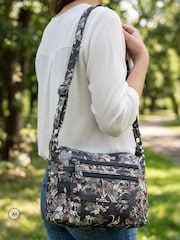 Pavers Black Zip-Close Shoulder Bag - Image 6 of 6