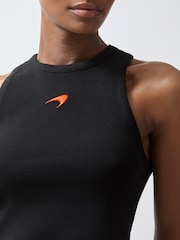 Reiss x McLaren F1 Team Black Anniston Cotton Logo Vest - Image 3 of 6
