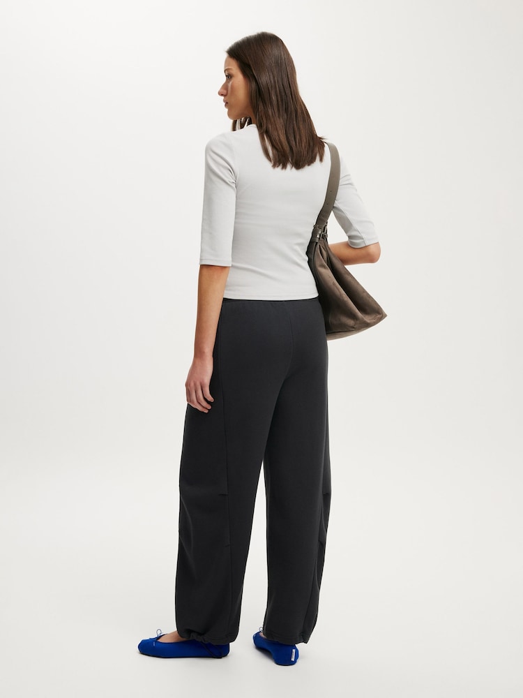 Cotton On Grey Barrel Leg Sweatpant - Image 2 of 5