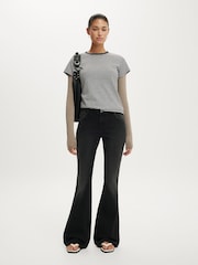 Cotton On Black Mid Rise Bootcut Jeans - Image 1 of 6