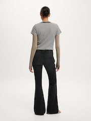 Cotton On Black Mid Rise Bootcut Jeans - Image 2 of 6