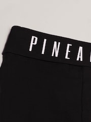 Pineapple Black Foldover Waistband Girls Jersey Flare Trousers - Image 7 of 7