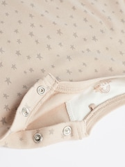 Neutral Star Baby 100% Cotton Romper 4 Pack (0mths-3yrs) - Image 10 of 11