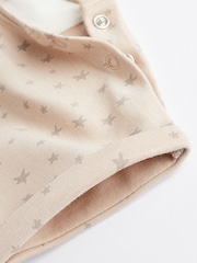 Neutral Star Baby 100% Cotton Romper 4 Pack (0mths-3yrs) - Image 9 of 11