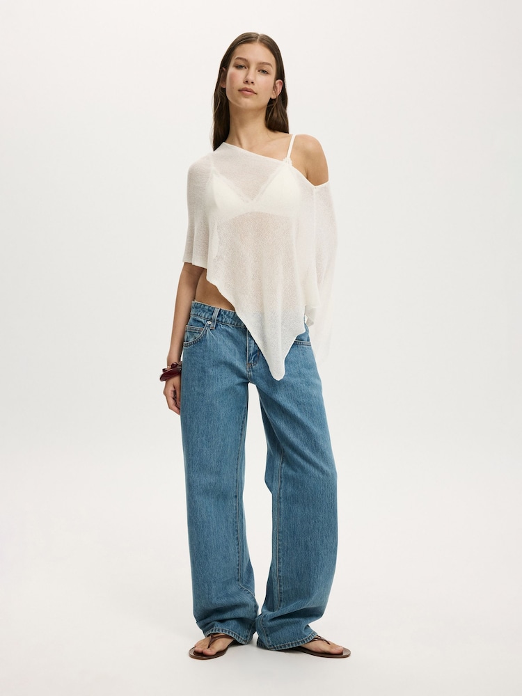 Cotton On Sheer Knit Poncho - Εικόνα 1 από 5