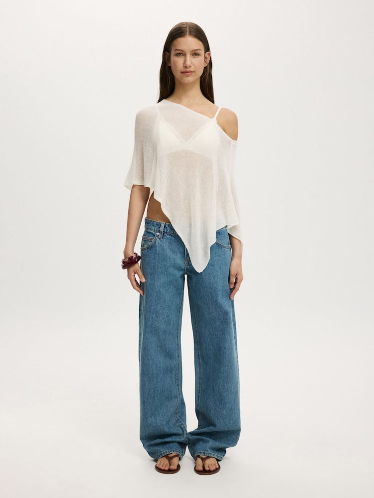 Cotton On Sheer Knit Poncho - Εικόνα 5 από 5