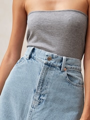 Alohas Blue Mariana Blue Denim Maxi Skirt - Image 3 of 4