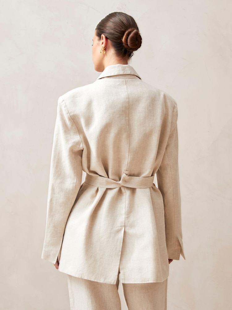 Alohas Natural Kayla Natural Oversized Blazer - Image 2 of 4
