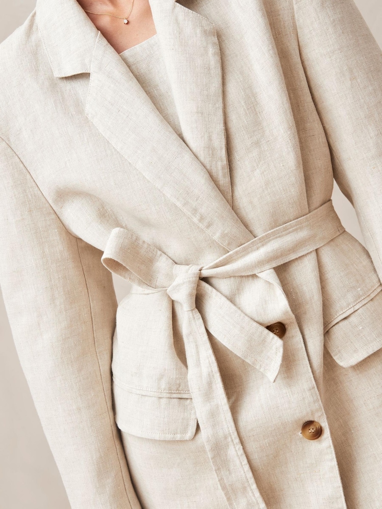 Alohas Natural Kayla Natural Oversized Blazer - Image 4 of 4