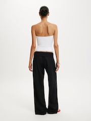 Cotton On Black Haven Fold Over Pants - Image 2 of 5