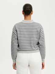 Cotton On Boxy Long Sleves Polo Shirt - Bild 3 von 3