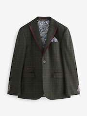 Green Slim Fit Jacket - Image 5 of 9