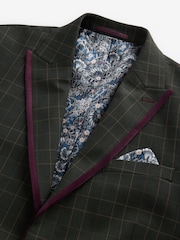 Green Slim Fit Jacket - Image 6 of 9