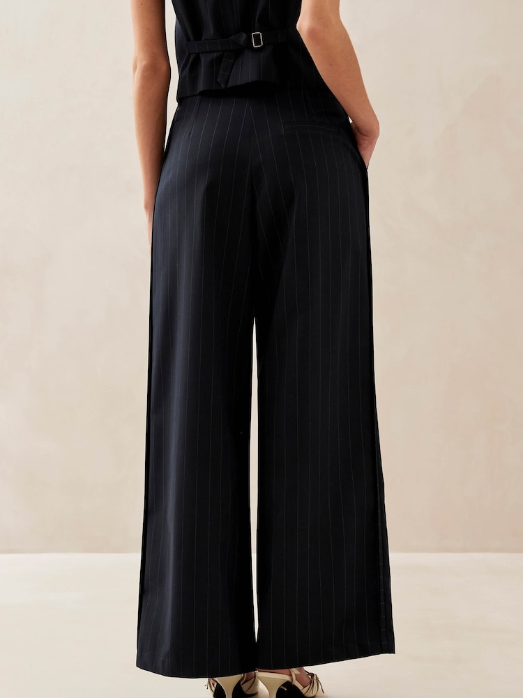 Alohas Blue Megan Wide Leg Trousers - Image 2 of 4