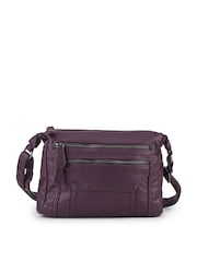 Pavers Purple Zip-Close Shoulder Bag - Image 1 of 3