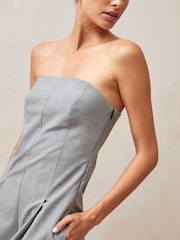 Alohas Grey Elisa Bandeau Wide Leg Jumpsuit - Image 4 of 5