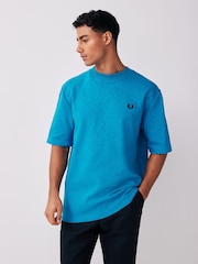 Fred Perry Relaxed Fit Slub Textured T-Shirt - Image 3 of 7