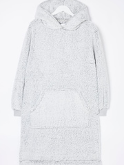 FatFace Grey Carrie Fluffy Snuggle Hoodie - Image 7 of 7