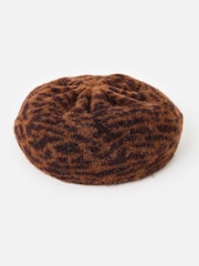 Oliver Bonas қоңыр түсті Animal Баспа бас киім - 3суретінің 1 суреті