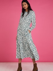 Baukjen Green Aubriella Dress with Lenzing™ Ecovero™ - Image 1 of 7