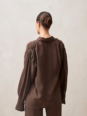 Alohas Brown Heart Blouse - Image 2 of 4