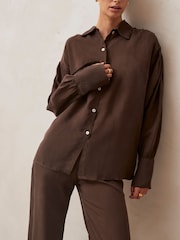 Alohas Brown Heart Blouse - Image 4 of 4