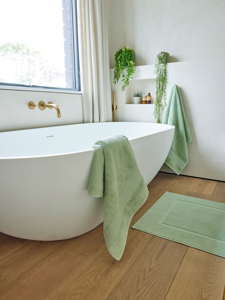 Christy Thyme Cotton Fluffy Twist Towel - Image 1 of 4