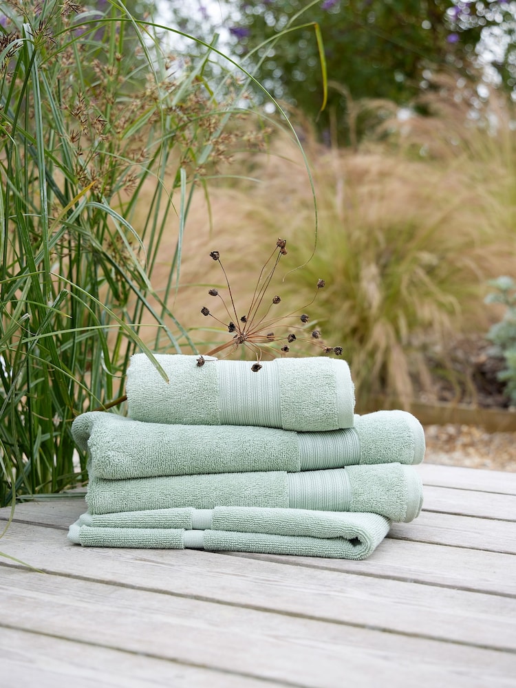 Christy Thyme Cotton Fluffy Twist Towel - Image 2 of 4