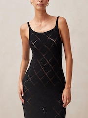 Alohas Black Loud Tricot Dress - Image 1 of 3