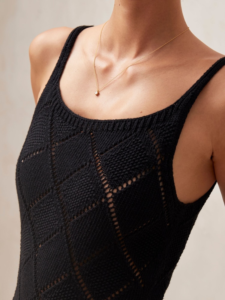 Alohas Black Loud Tricot Dress - Image 3 of 3